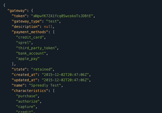 spreedly api v1 reference